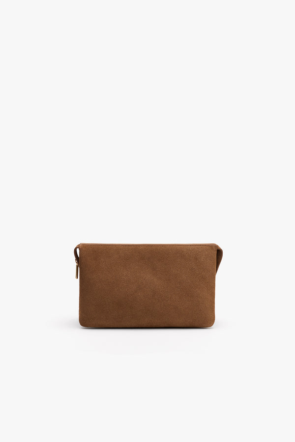 Tria Clutch (Suede) Cognac / One Size