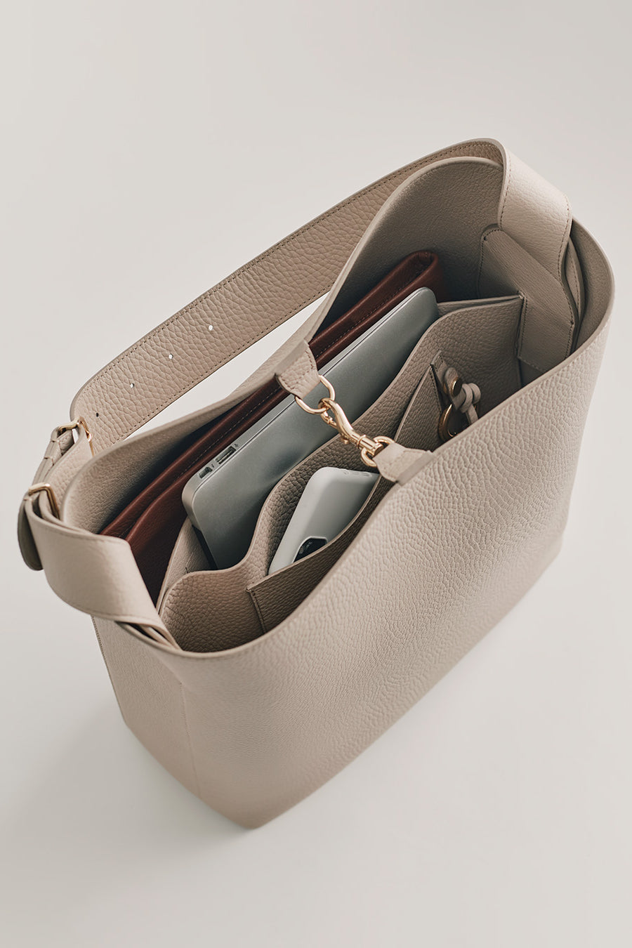 Oversized Linea Bag Clay / One Size