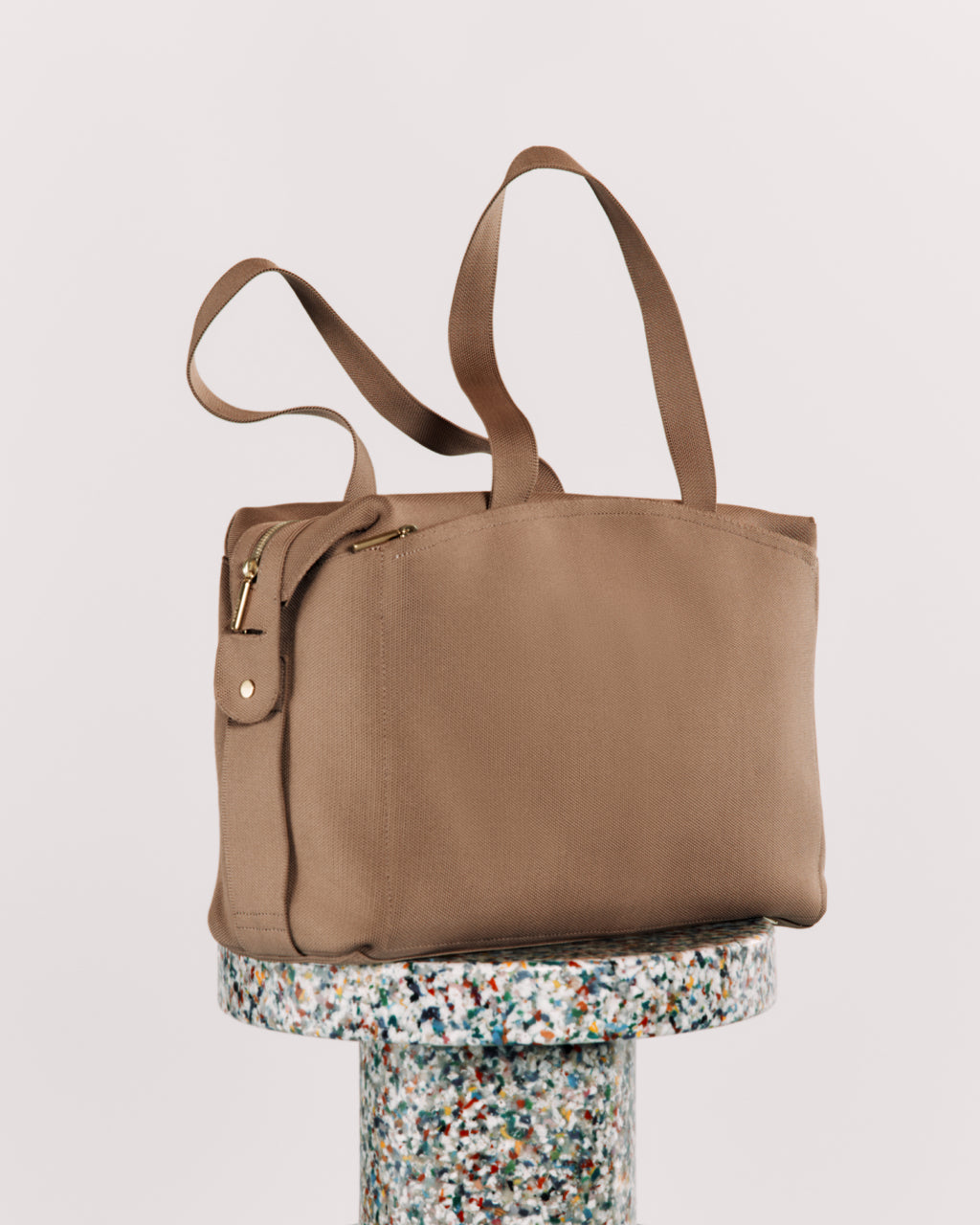 Handbag on a pedestal