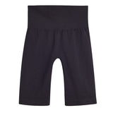 Pair of knee-length shorts with an elastic waistband