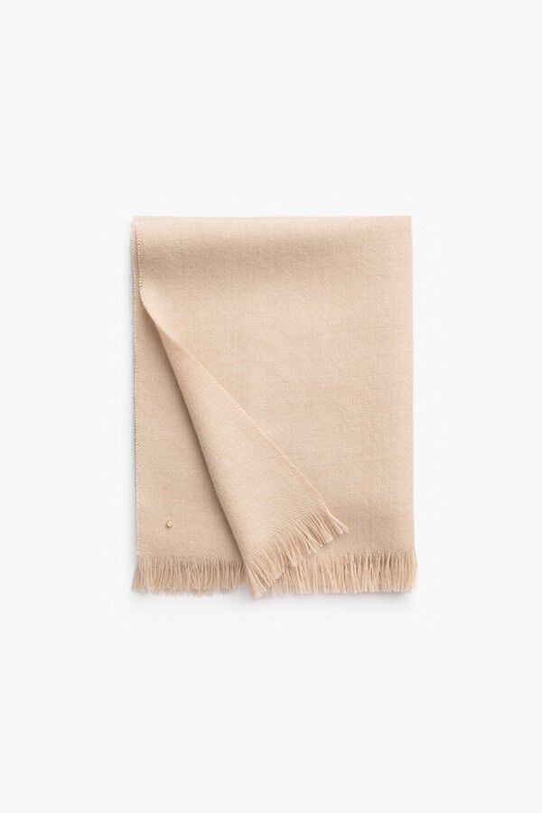 Alpaca Scarf Beige / One Size
