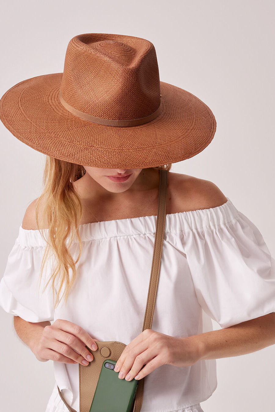 Wide Brim Ecuador Hat Honey / 56