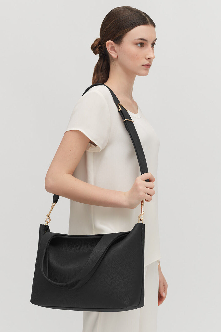 Adjustable Wide Strap Black / One Size