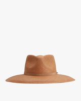 Wide-brimmed hat on a plain background.