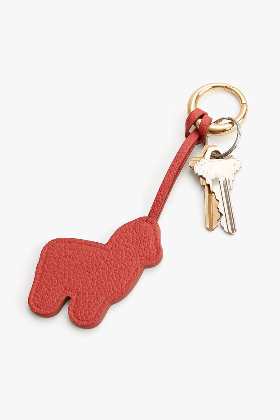 Alpaca Keychain Dark Coral / One Size