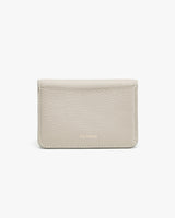 Plain wallet with brand name embossed on front.