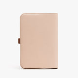 Closed notebook with a tab on the side