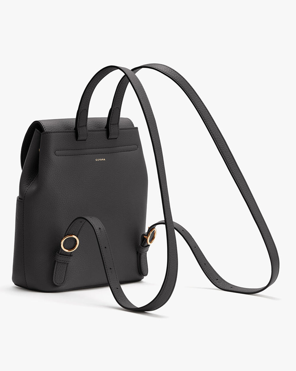 Backpack with a top handle and adjustable straps