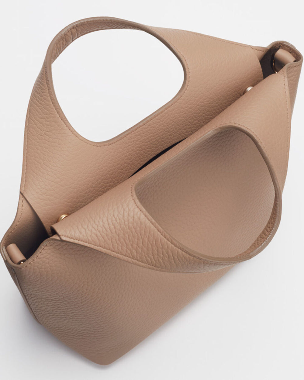 Handbag with a unique handle design
