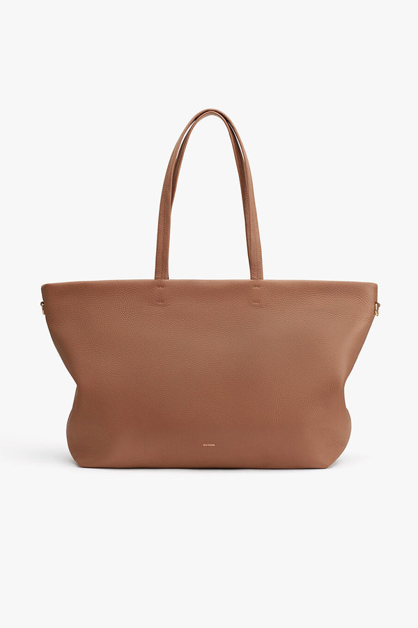 Classic Easy Zipper Tote Caramel / One Size