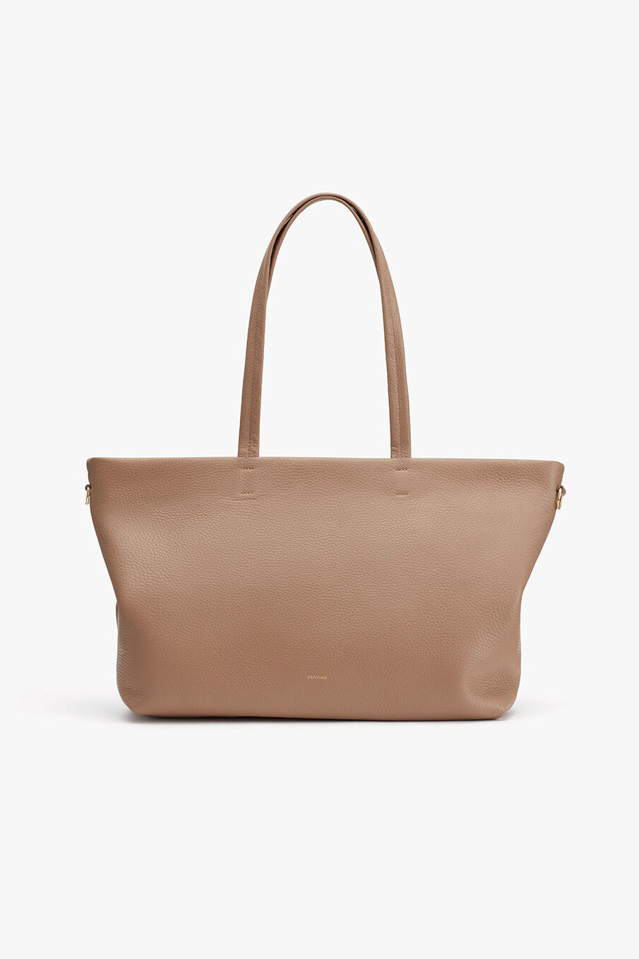 Small Easy Zipper Tote Cappuccino / One Size