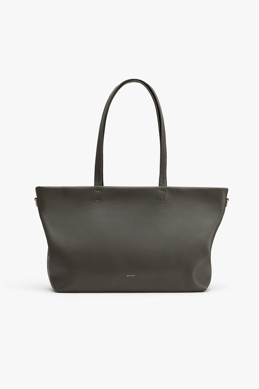 Small Easy Zipper Tote Dark Olive / One Size