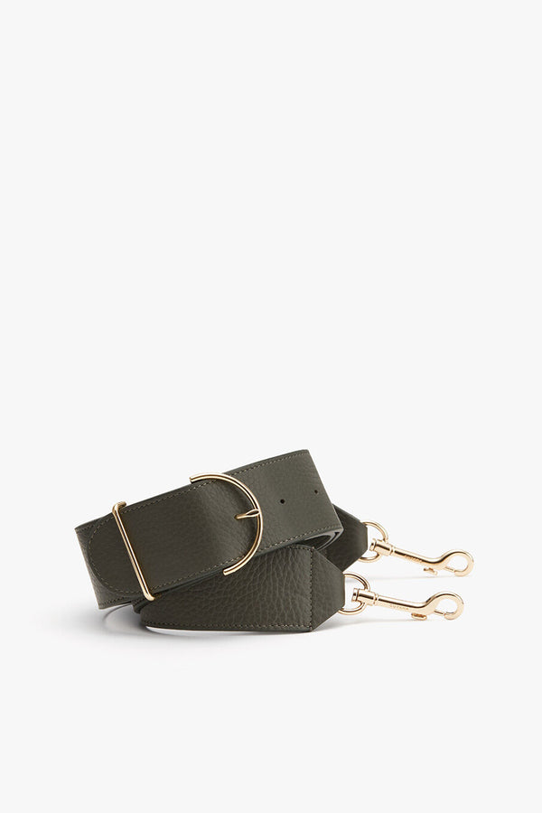 Adjustable Wide Strap Dark Olive / One Size