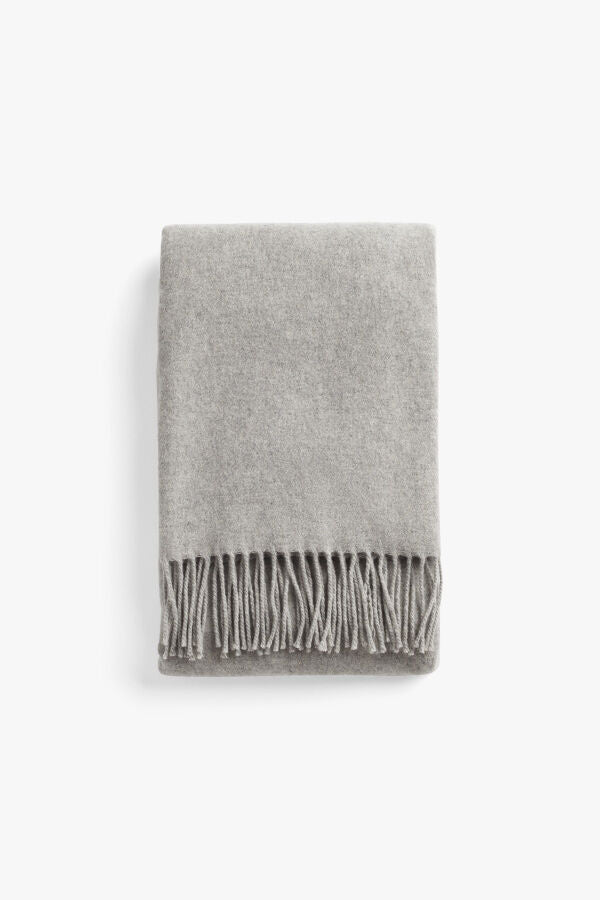 Recycled Cashmere Scarf Light grey / One Size