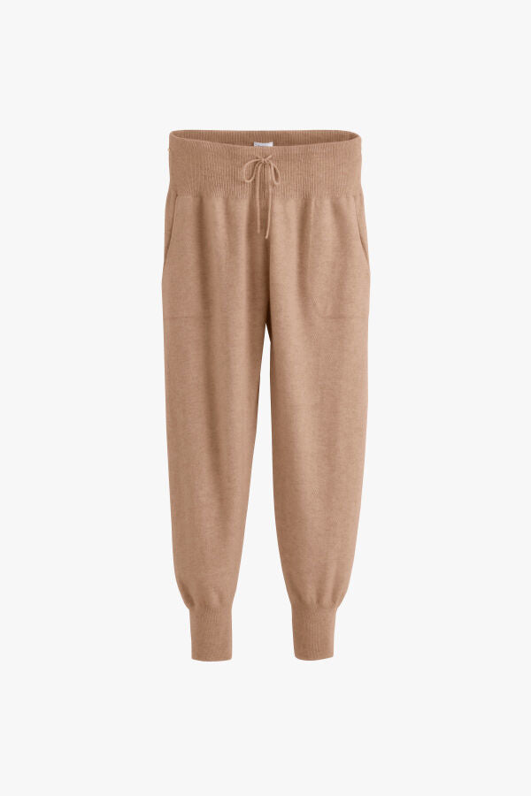 Single-Origin Cashmere Tapered Pant Camel / Small