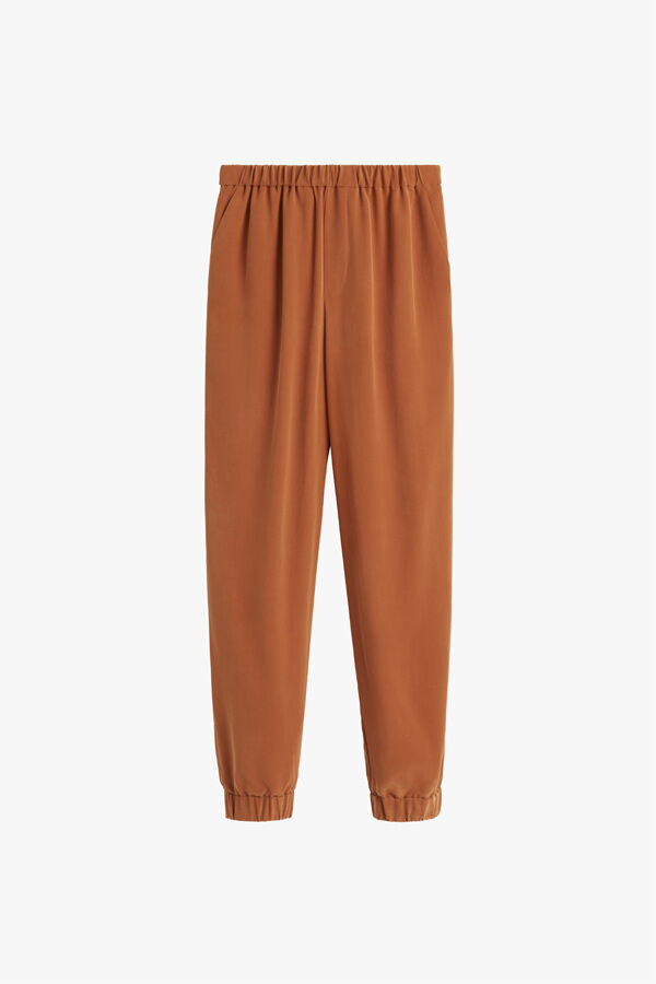 Washable Silk Jogger Saffron / Small