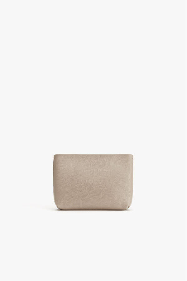 Mini Zipper Pouch Stone / One Size