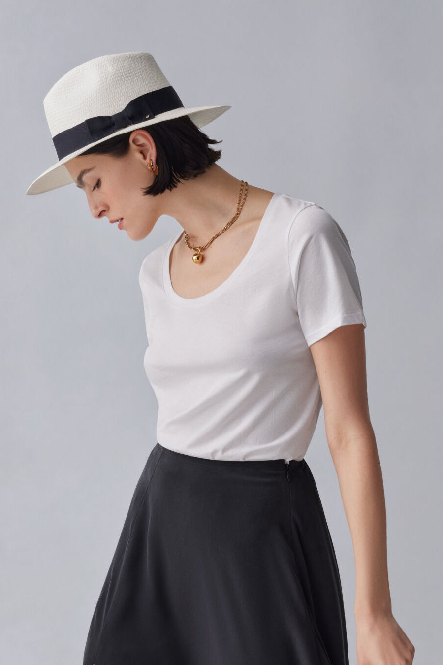 Ecuador Hat White/Black / 56