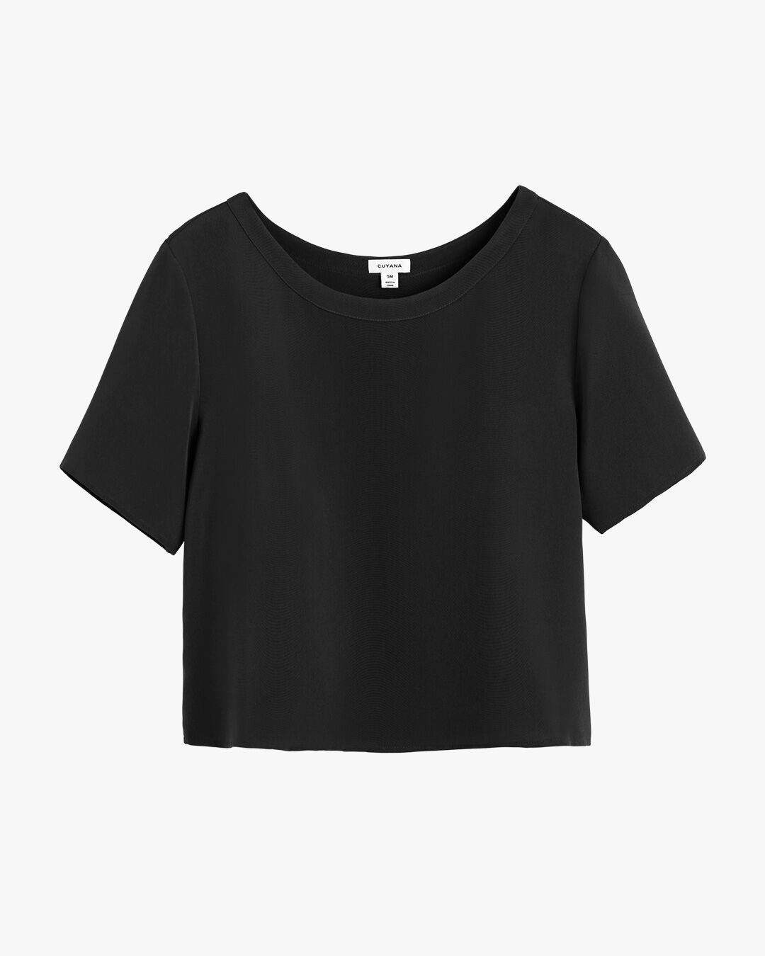 Black plain crop t shirt, Cropped t shirts women