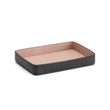 Rectangular tray with textured sides and smooth base on a white background.