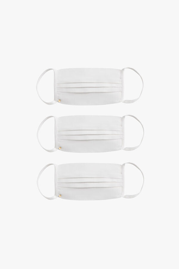 Face Mask White / One Size