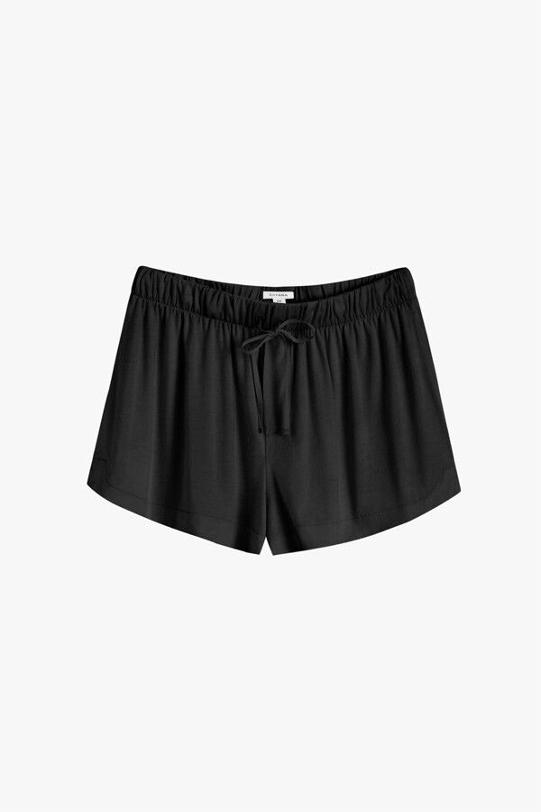 Organic Pima Sleep Shorts Black / Small