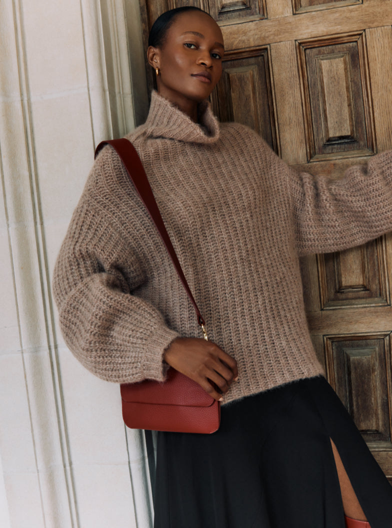 Alpaca Wool Turtleneck Sweater Cuyana