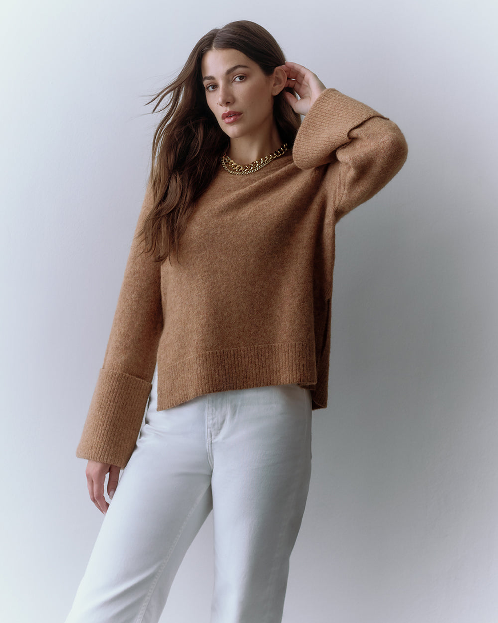 Cuyana oversized alpaca sweater best sale