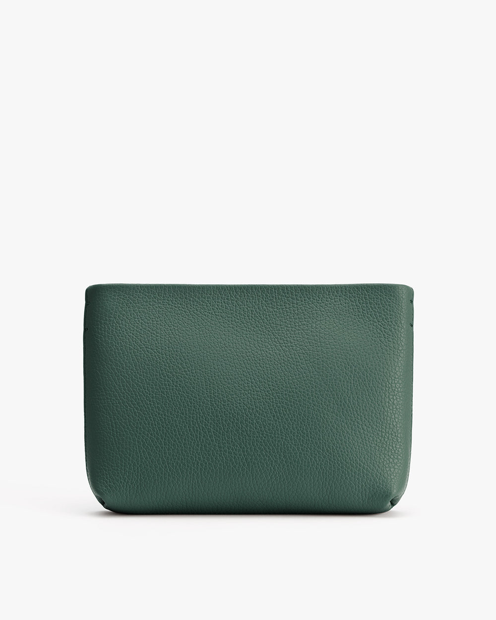 Rectangular textured pouch with rounded edges