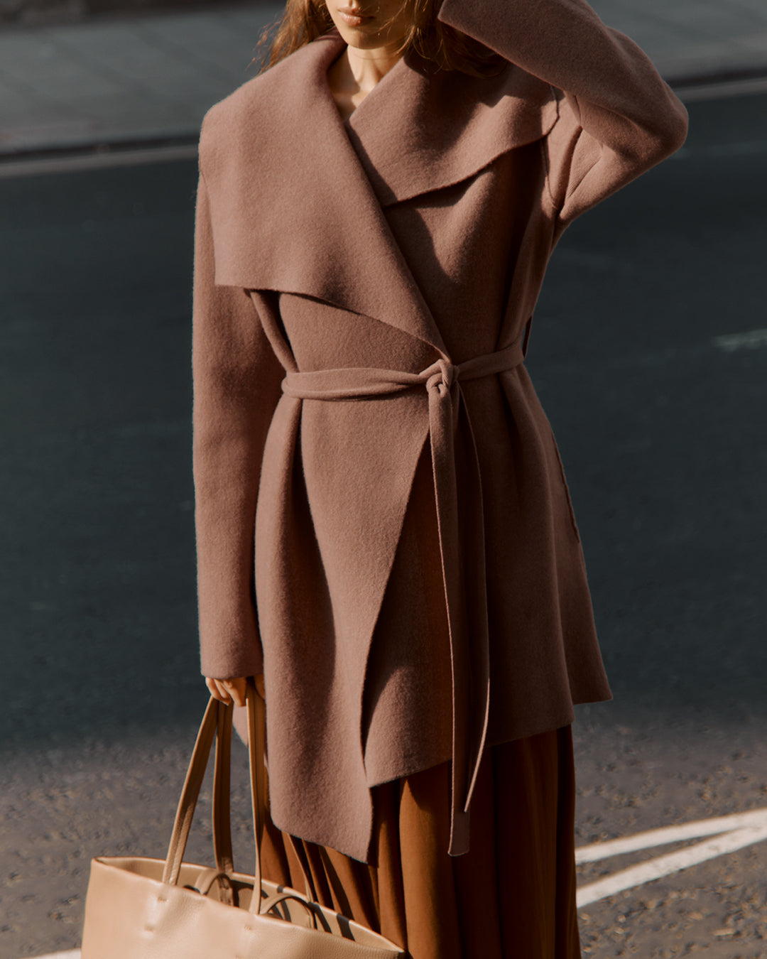 Cuyana wrap coat sale