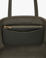 Handbag with two zippers