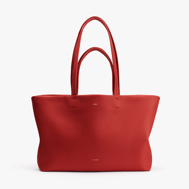 Large tote bag with double handles.