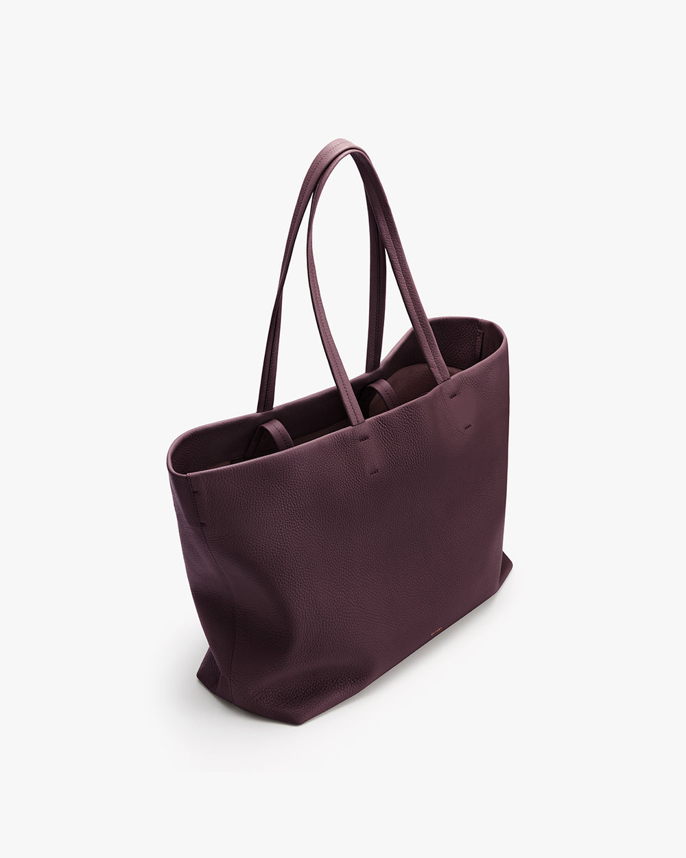 Tote bag with long handles and open top