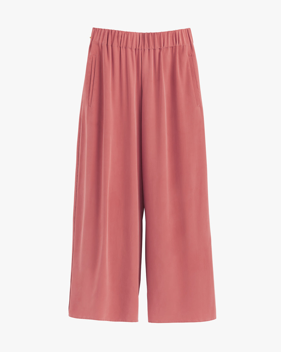 Washable Silk Wide-Leg Cropped Pant – Cuyana