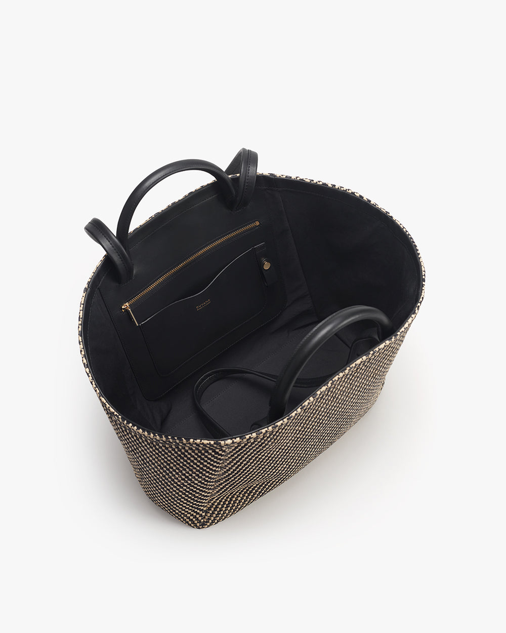 Cuyana raffia tote on sale