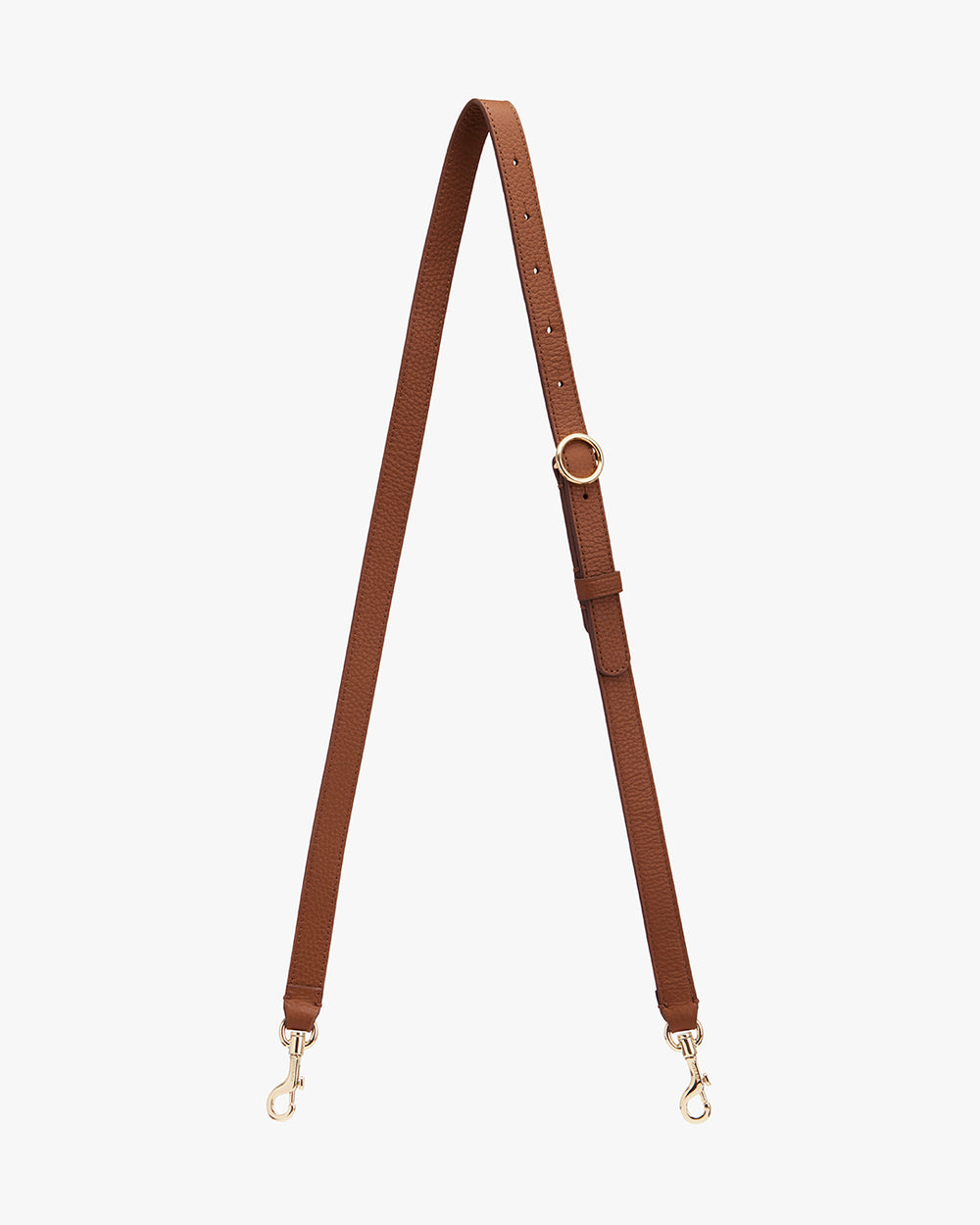 Adjustable strap with clips at both ends