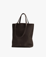 Tote bag with two handles displayed on a plain background.