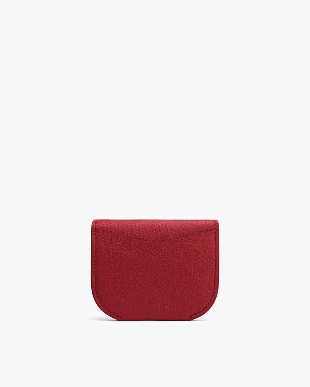 Small, textured pouch with rounded edges.
