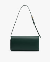 Rectangular shoulder bag with adjustable strap shown.