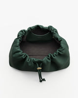Drawstring bag open to show interior.