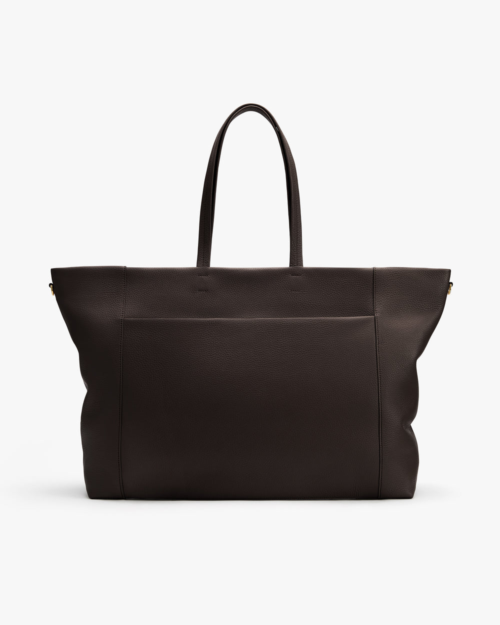 Large plain travel bag with two handles.