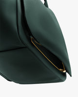 Close-up of a travel bag with a visible zipper detail.
