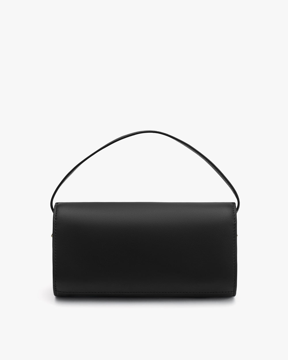 Rectangular handbag with top handle shown.