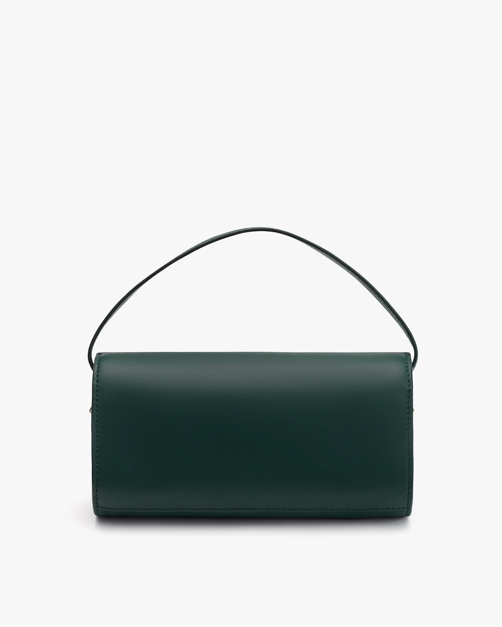 Rectangular handbag with single strap handle