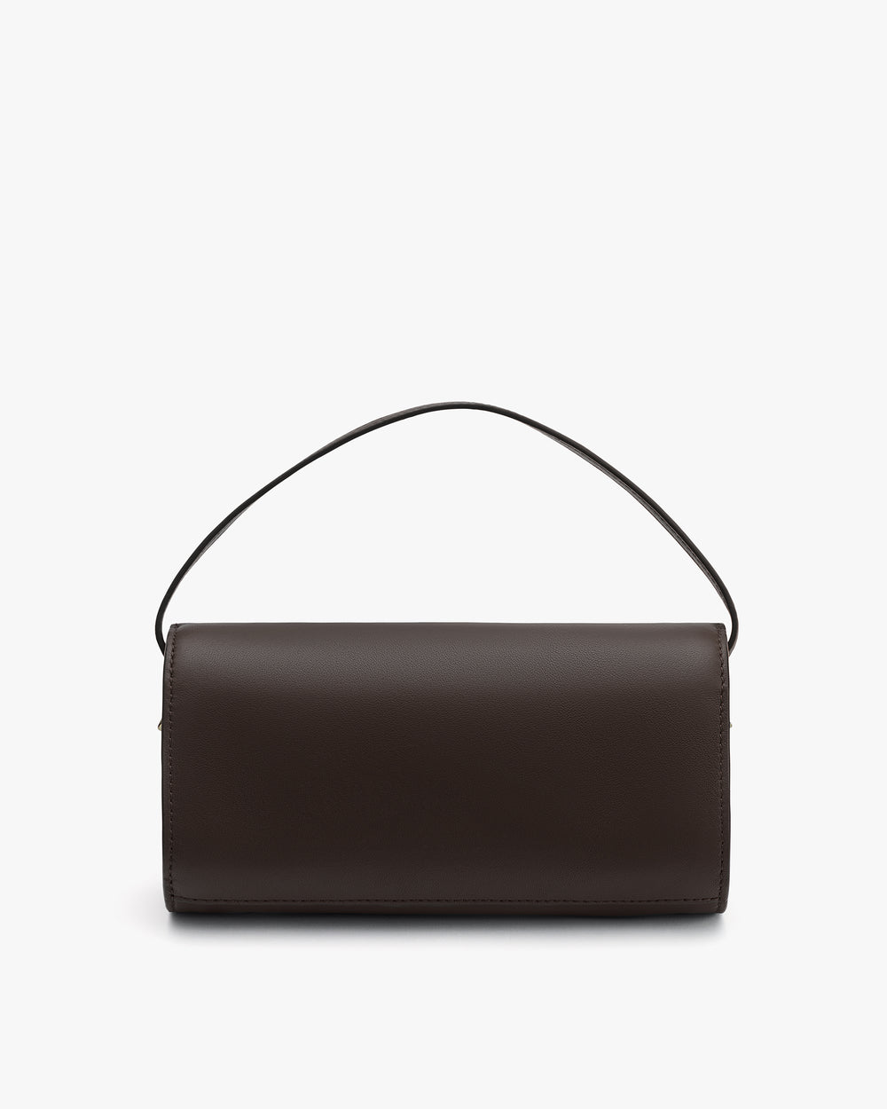 Simple handbag with a short handle, rectangular shape