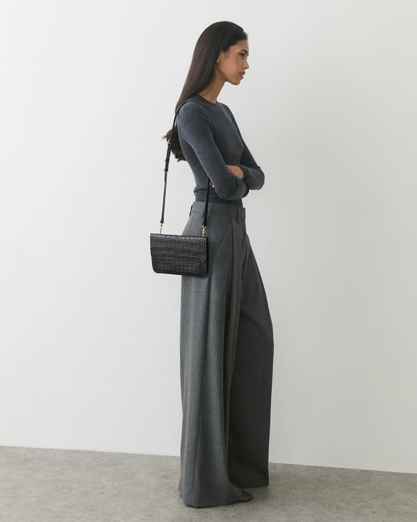 System Flap Bag (Croco) - Anniversary Collection