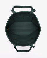 Open tote bag with handles and interior pocket.