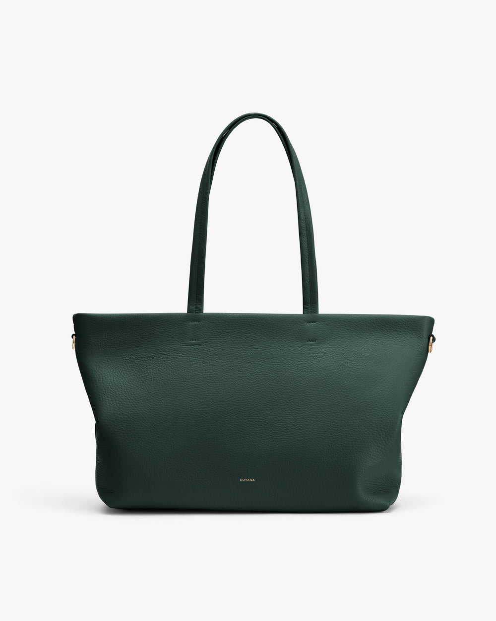 Tote bag with long handles and minimal design.
