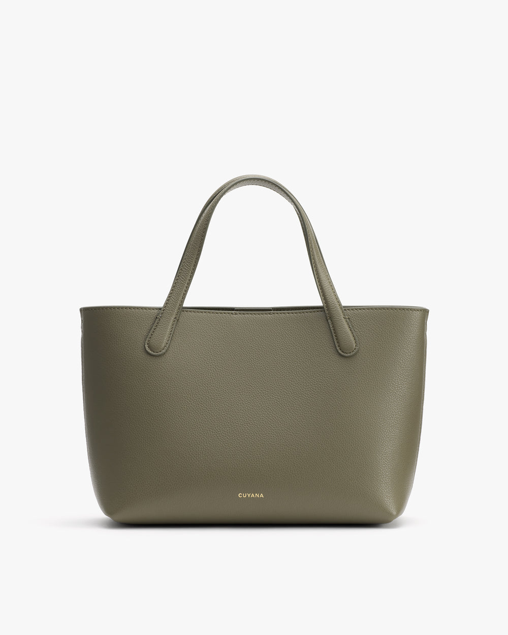 Tote bag with two handles shown upright against a plain background.