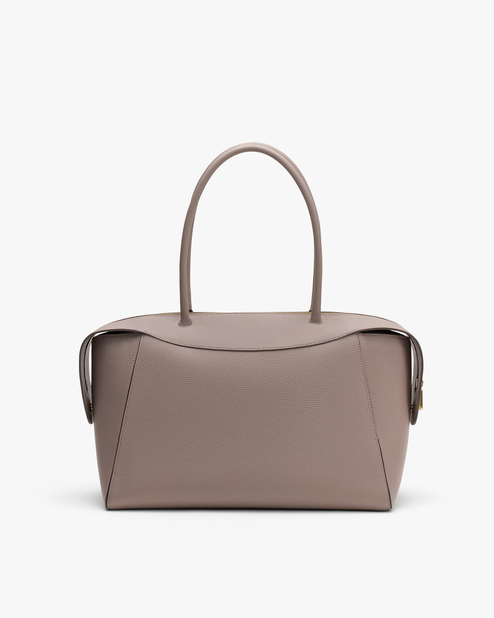 Handbag with two handles and a structured body